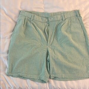 Jos. A. Bank Green Striped Men's Shorts